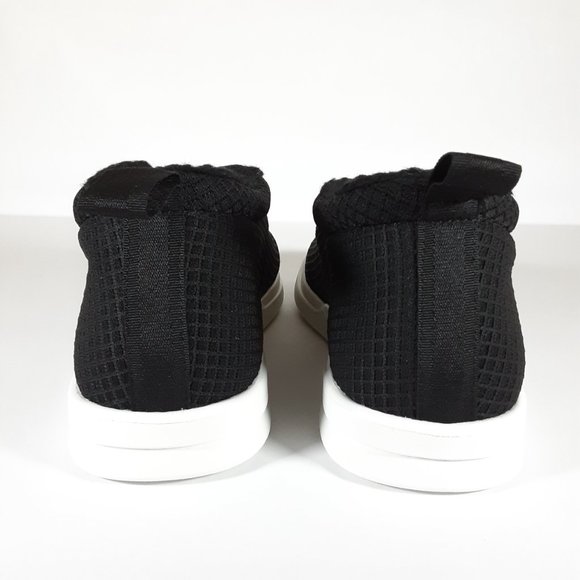 LUSSO CLOUD GURU SHERP MEN'S SHOES SIZE 11 IN JET BLACK WAFFLE / LILY WHITE BNIB - Picture 3 of 16